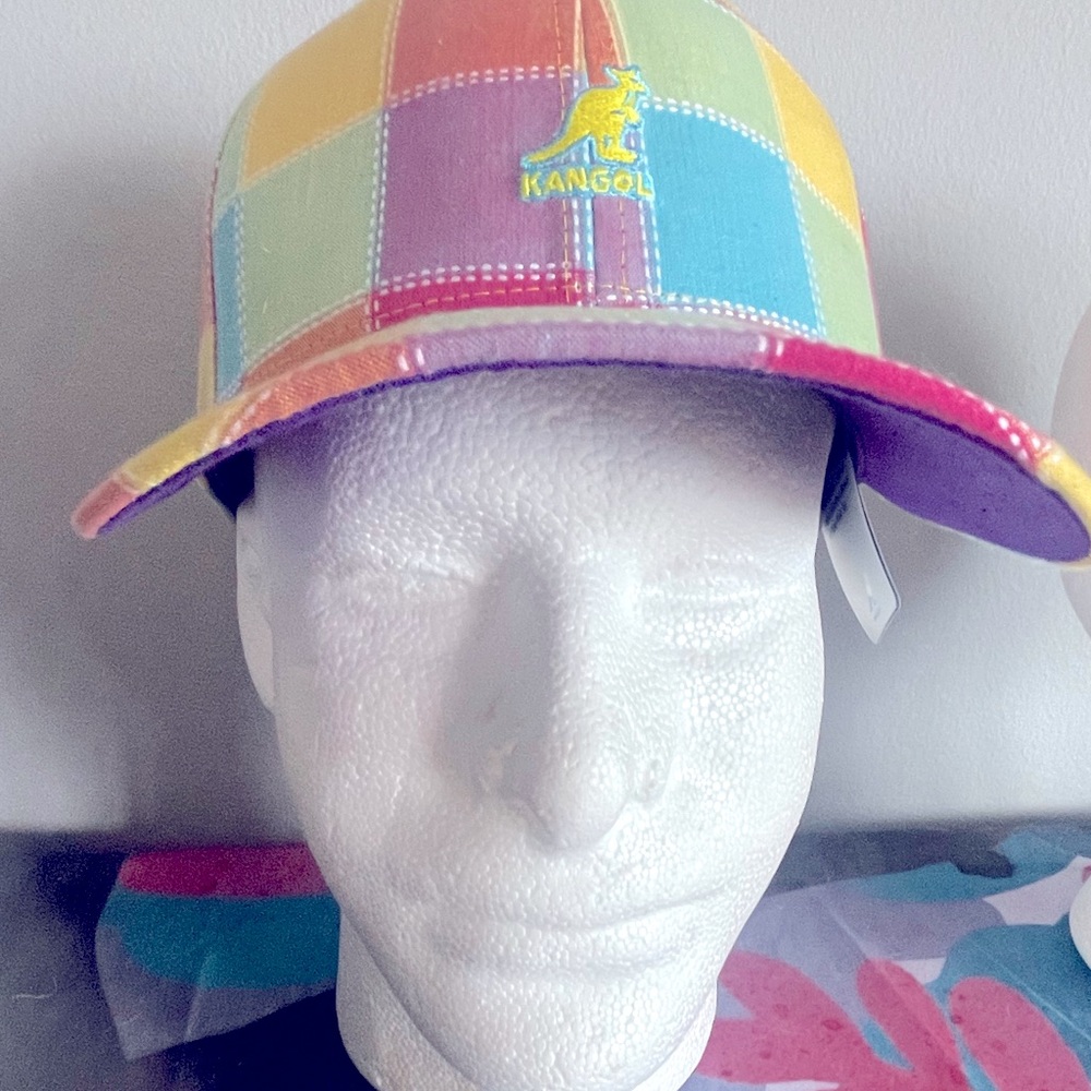 KANGOL Block Check Adjustable Cap